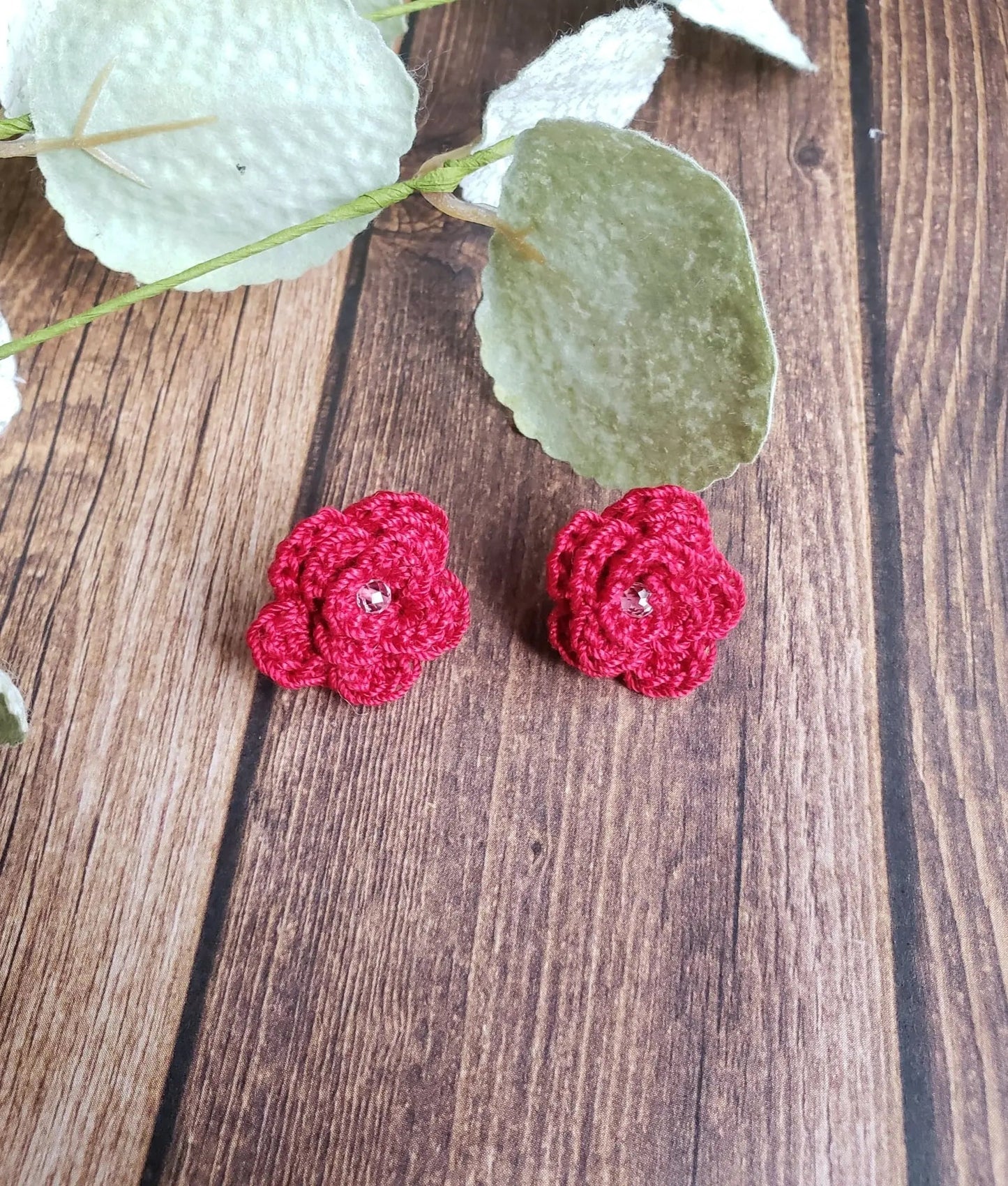 Rose Stud Earrings